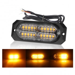 Аварийна сигнална LED лампа 12V 24V блиц